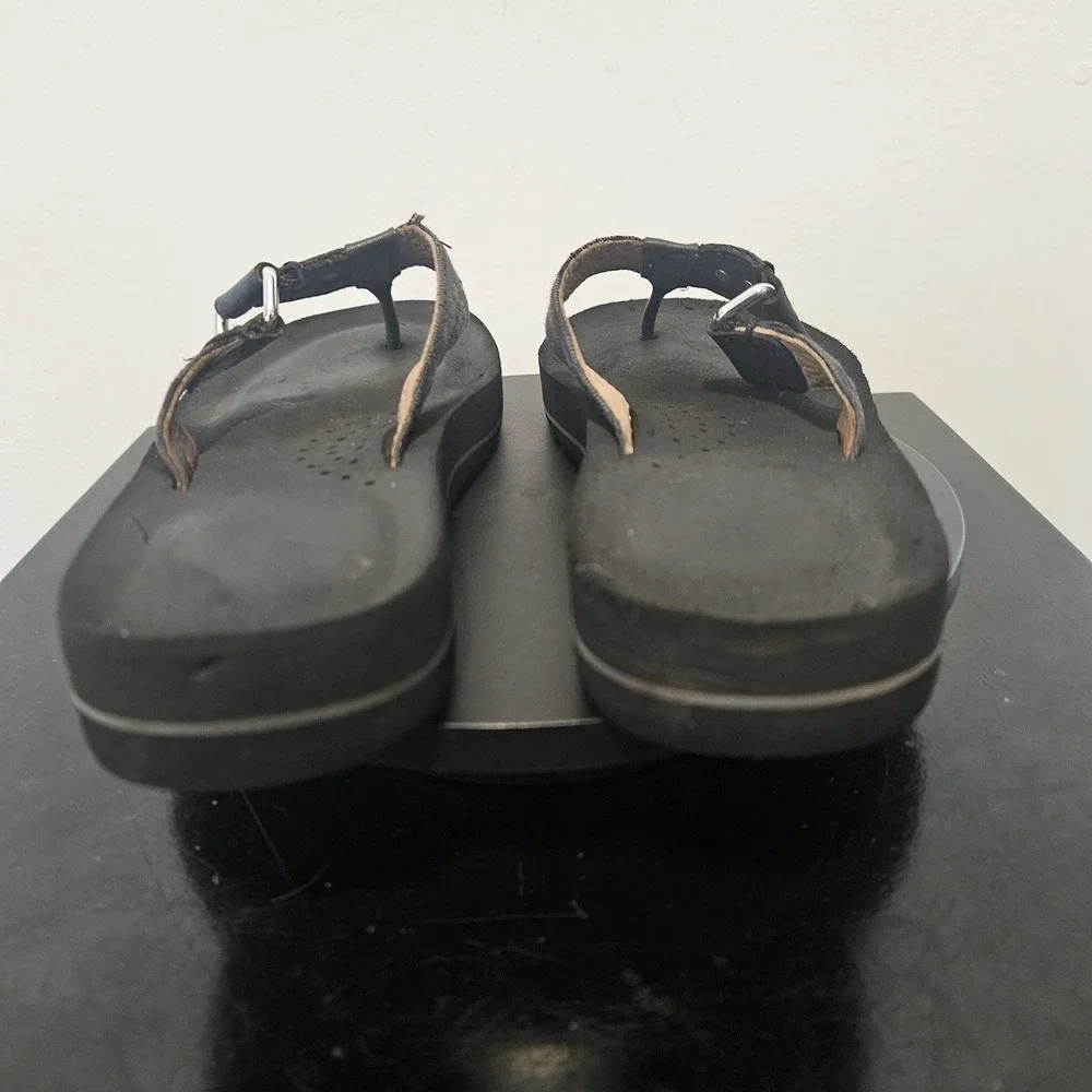 Coach Jada Flip Flops Sandals in Black Women's Size 7